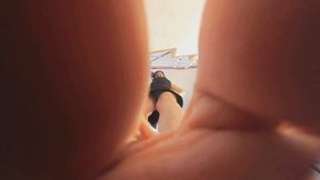 VR360 ERER shoes stink feet POV humiliates dwarfs