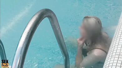 Iranian new sex in pool