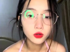 Amateur asian teen licks ass and sucks cock