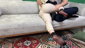 Persian beauty wants to talk but ends up having hot Iranian sex