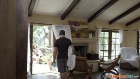 Stepson Stumbles Upon His Busty Tattooed Stepmom Lily Lane in a Steamy Moment – A Wild Encounter Unfolds!