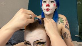 Clown Head Shave