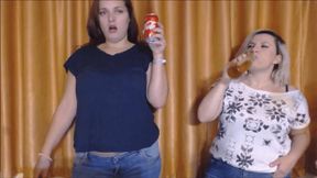 2 women and a lot of loud, hot burps ~ Compilation