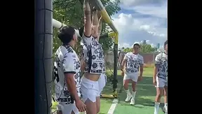 Sweaty Muscle Men Fuck Hard Under the Blazing Sun – Gay Sports Heat 18+