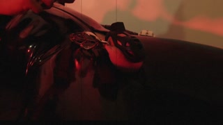 Fetish Goddess Kitty Trains her Latex Gimp in BDSM and Bondage