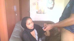 Behind the Scenes of Hijab Office MILF Had a Visitor Neighbor Boy