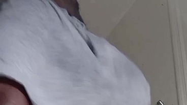 Sexy horny guy talking dirty stroking oiled up bbc wet n sloppy 2 huge cumloads!.mp4