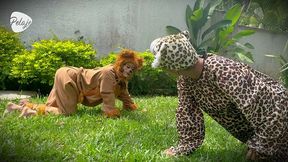 Outdoor dirt with magnificent Lioness from Pelaje Mix