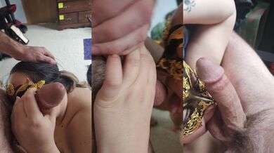 Baller sucks big dicks while licking balls raw