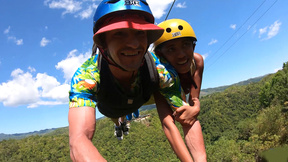 Ziplining with booty Thai amateur Girlfriend & sex in the hotel afterwards