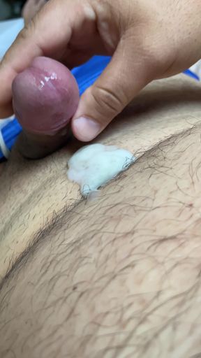 Masturbating and emptying