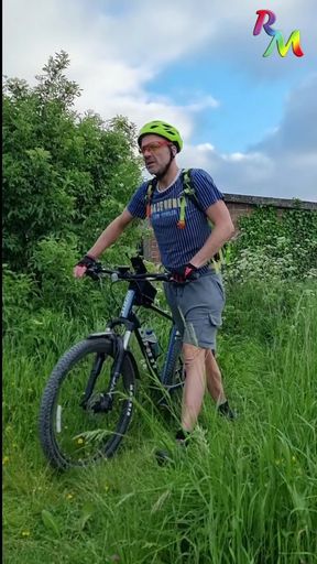 I get so horny when out on my bike... I almost got caught while doing this!