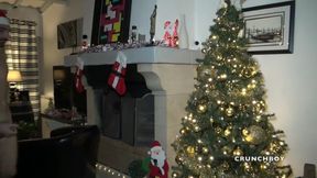 Straight boy fucked raw by his friend for funny Christmas
