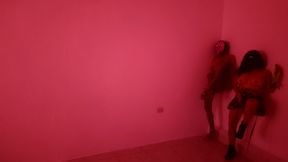 Neighbors Gather in the Red Room to Dance Sexy and Dream of a Man Coming to Them