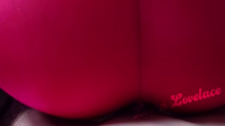 Hard Fuck in Spandex Catsuit and Leather Hood / Posture Collar / Ballet Boots