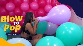 Julia Blow to Pop Purple U16" – Looner Teasing, and a Massive B2P