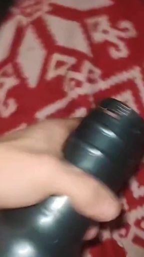 Wildy Hot Fleshlight Sex Toy Fuck, and Great Cum