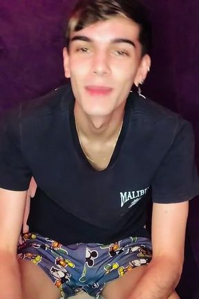 Hung young henry fucks a toy