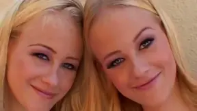 Blonde Beauties Ride Stud Hard While Pegging Him in Hot FFM Threesome Action