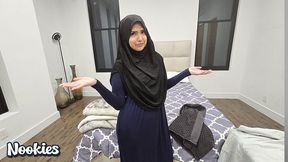 Maribel strips her hijab, gets railed by NOOKIES in explicit self-perspective XXX