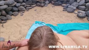 PUBLIC CHEATING FUCK ON FKK BEACH!!!