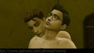 Part 1 of a hot, steamy tale of young priest taking a big cock in secret dorm sexcapade - TALES for AdULTS -