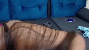 Masturbates with Hitachi Until Orgasm