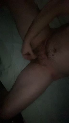Solo fun with small penis