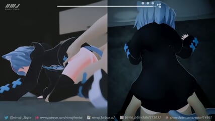 Clothed small teen, animated 3d