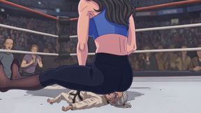 The Clash of Eras: Ageless Technique vs. Raw Power Valeria (35) vs. Hana (60)