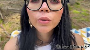 Shione Cooper Smoking in Your Face and Bouncing Boobs Outdoor