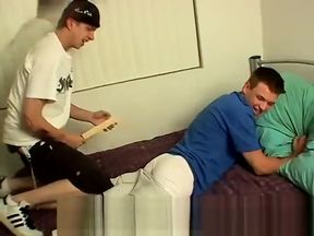 Spanked by gay man Peachy Butt Gets Spanked