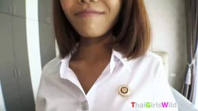 Skinny Thai Prostitute Bareback Creampie