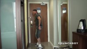 Creampied at the hotel by French with XXL cock