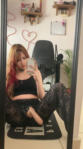 Female Onlyfans Model in Studio