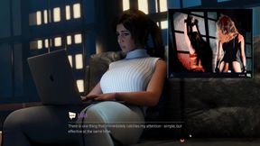 Croft Adventures Hentai Game Parody Ep.8 Librarian Caught Doing BDSM Slave Online!