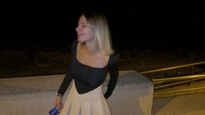 Fucked Outdoors with a Stranger Who Is Not Wearing Underwear, Passers-by Interrupt Us