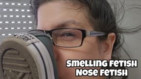 Sniffing Everything Around Me – Sneakers, Panties, Wall & More with My Big Nose Close-Up