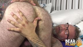 BEARFILMS Inked Bear Jack Dixon Sucked Off Before Fucking Raw
