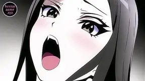 Intense ASMR hentai scene with licking action in a dark alleyway setting
