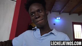 LecheLatinos.com - Jamaican Nico swallows and hammers my eager ass