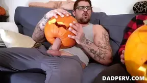 Beefy Step Dad Puts Young 18+ StepSon In His Place With Big Dick Bang