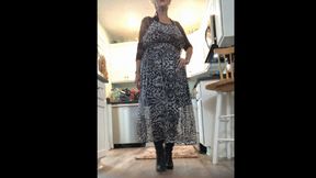 Sexy Walk Training For Sissies~ In High Heeled Boots