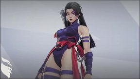 Hot Game Anime Chick Gets Steamy With Her Fantasy Lover's Hard Dick
