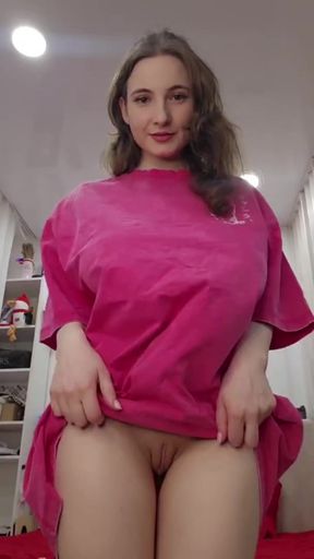 Pink towel