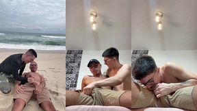 fudendo na praia. - parte i