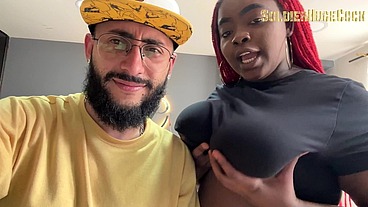 A little interview and fuck with a black girl - Kimberlin Do Santos - SoldierHugeCock