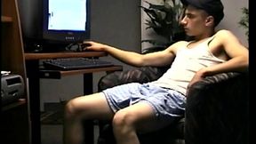 Straight Boy Cory Stroking