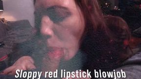 Eves Sloppy Red Lipstick Oral 4