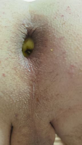 Apples in my husband's ass!!